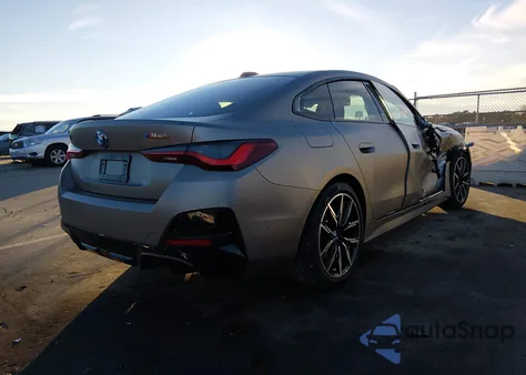 2024 BMW I4 Gran Coupe M50 z USA, uszkodzony, nr VIN WBY33AW09RFS92970